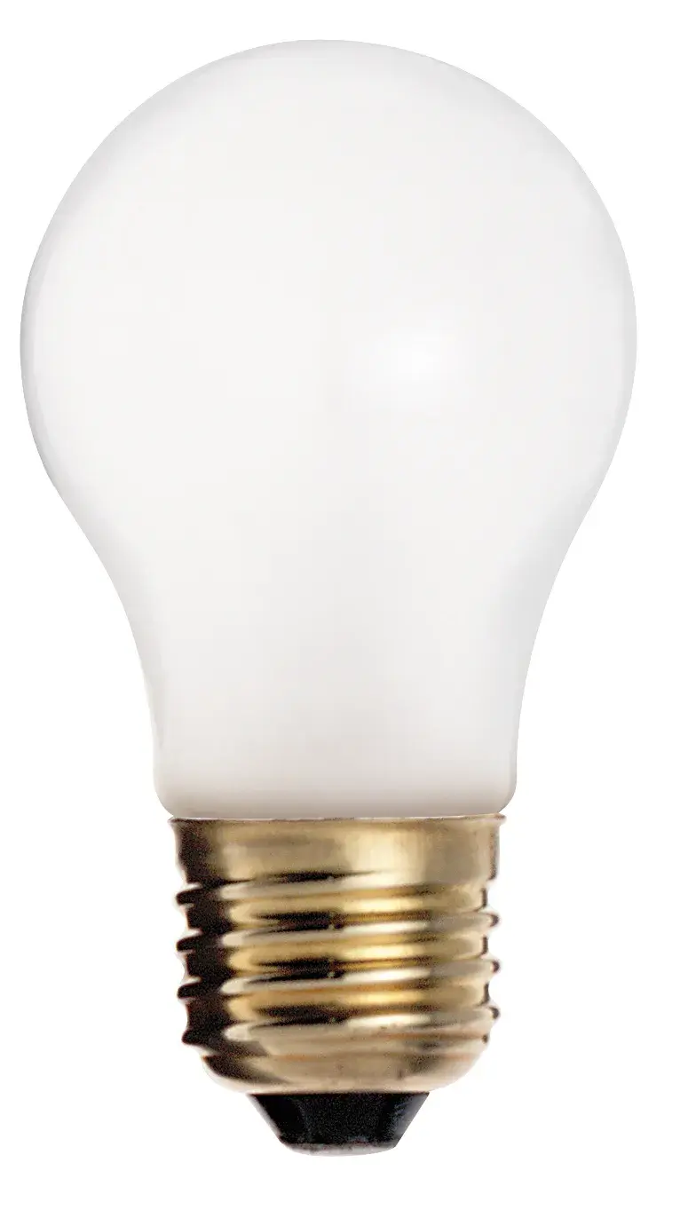 40 Watt A15 Incandescent - Frost - 2500 Average rated hours - 280 Lumens - Medium base - 230 Volt