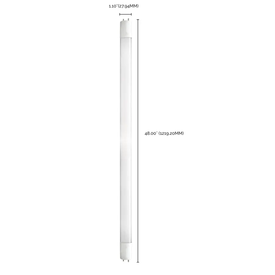17 Watt T8 LED - 4Ft - 4000K - Medium Bi Pin base - 50000 Average rated hours - 2200 Lumens - Type B - Ballast Bypass - Single or Double Ended Wiring - Image 8
