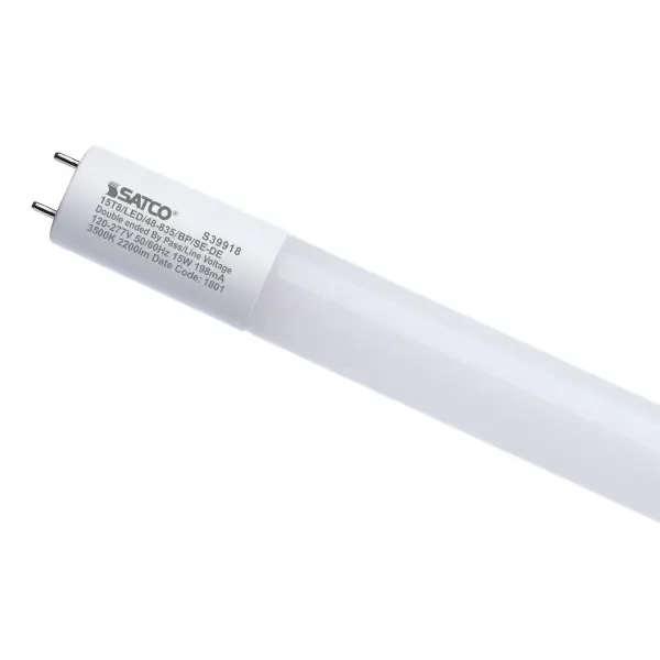 15 Watt 4 Foot T8 LED - 3500K CCT - Medium Bi Pin Base - Ballast Bypass - Single or Double Ended Wiring - 120-277 Volt - Image 1