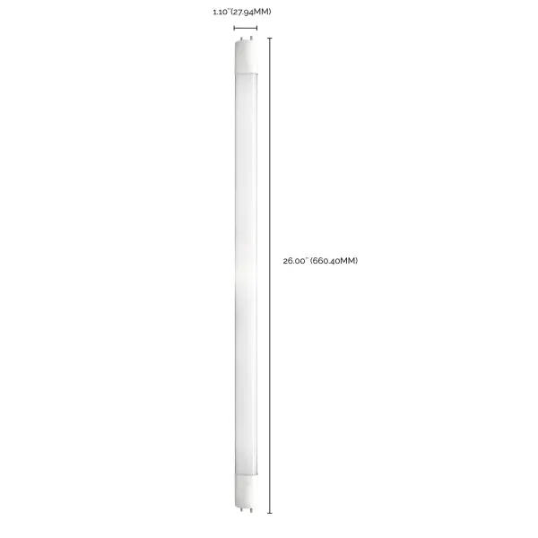 12 Watt T8 LED - 3Ft - 3000K - Medium Bi Pin base - 50000 Average rated hours - 1400 Lumens - Type B - Ballast Bypass - Single or Double Ended Wiring - Image 7