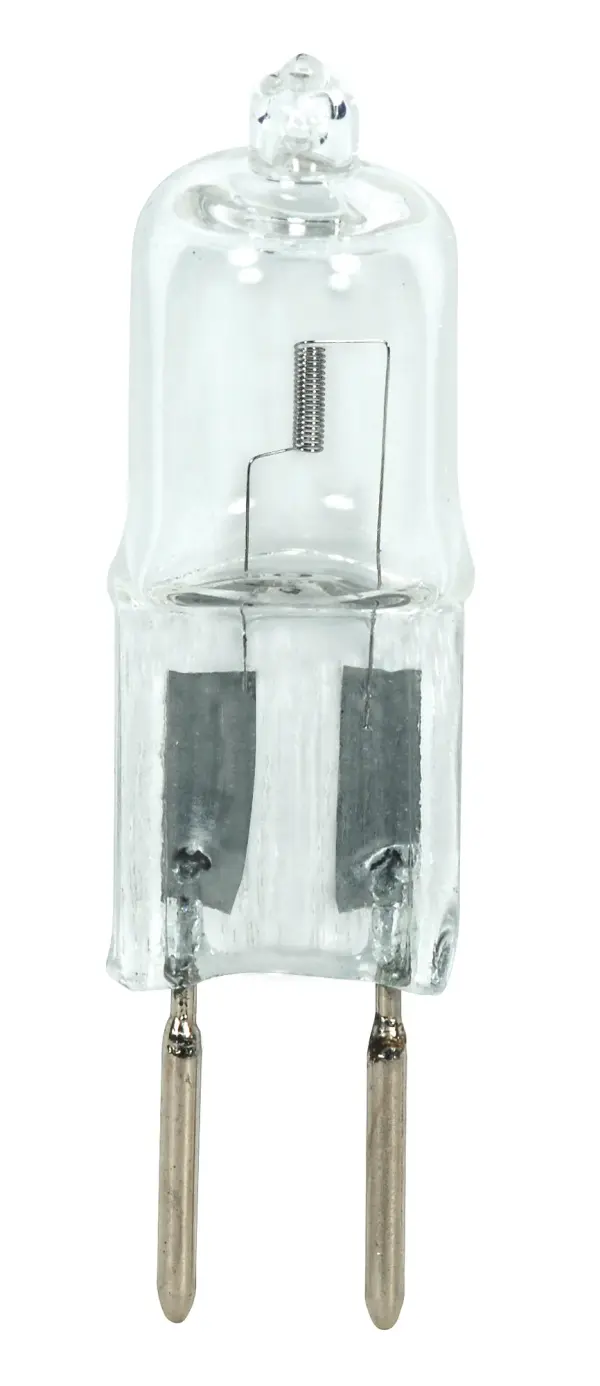 20 Watt - Halogen - T3 - Clear - 2000 Average rated hours - 300 Lumens - Bi Pin GY6.35 base - 12 Volt