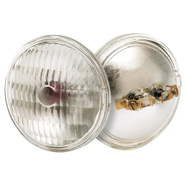 8 Watt sealed beam - PAR36 - 50 Average rated hours - Screw Terminal base - 6 Volt
