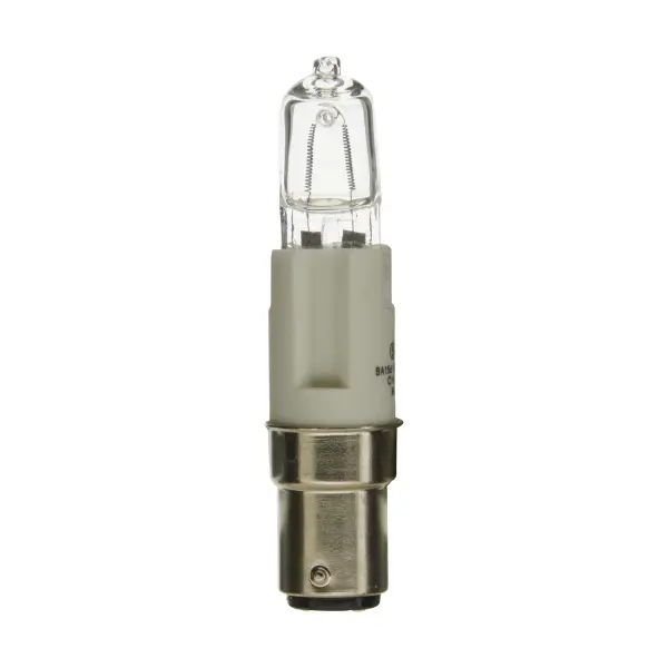 100 Watt - Halogen - T4 Long - Clear - 2000 Average rated hours - 1600 Lumens - DC Bay base - 120 Volt - alternate view