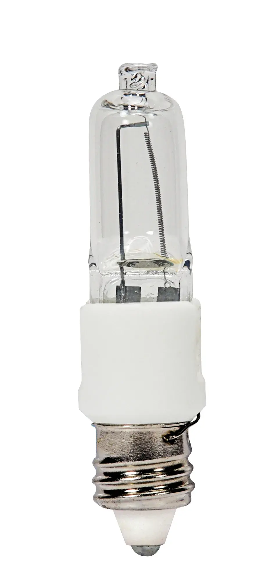60 Watt - Halogen / Excel - T3 - Clear - 3000 Average rated hours - 960 Lumens - Mini Candelabra base - 120 Volt
