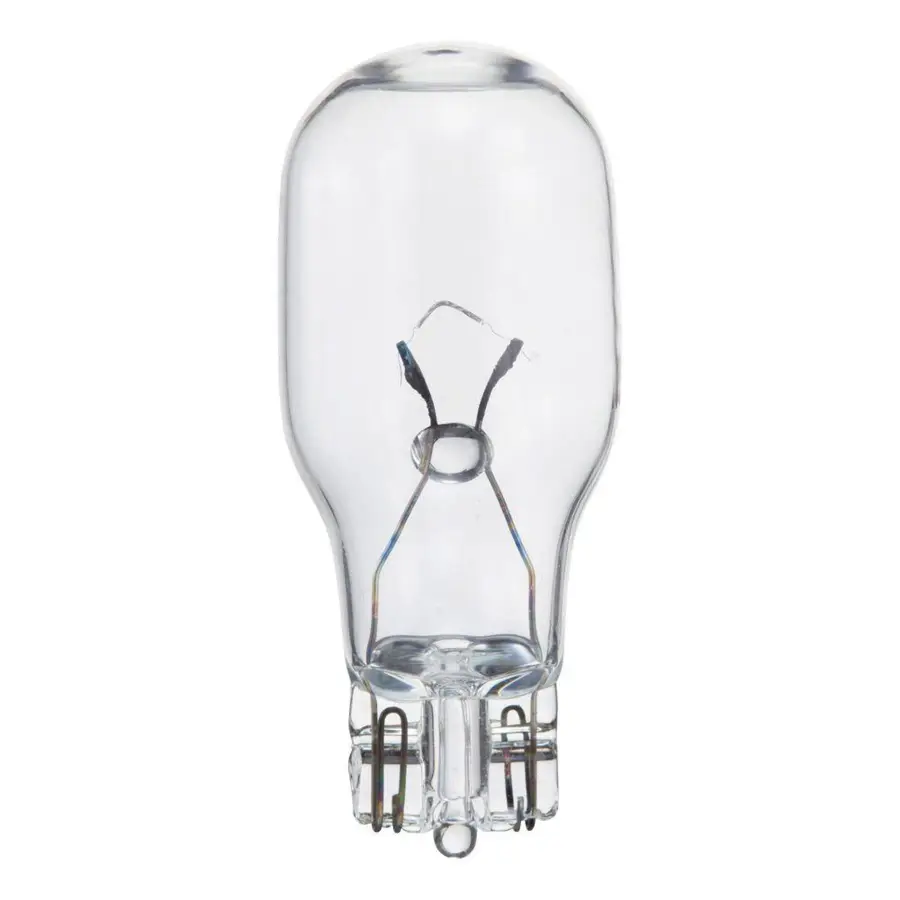 11 Watt miniature - T5 - 1000 Average rated hours - Mini Wedge base - 12 Volt - 4-Card