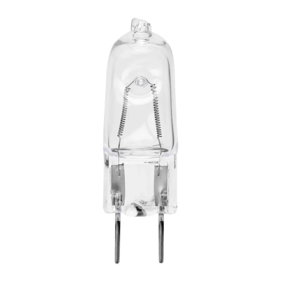 100 Watt - Halogen - T4 - Clear - 2000 Average rated hours - 1700 Lumens - Bi Pin G8 base - 120 Volt - Image 1