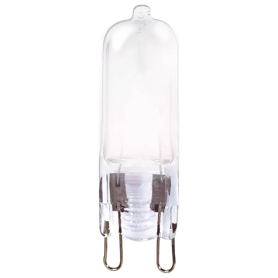 60 Watt - Halogen - T4 - Frosted - 2000 Average rated hours - 738 Lumens - Double Loop base - 120 Volt