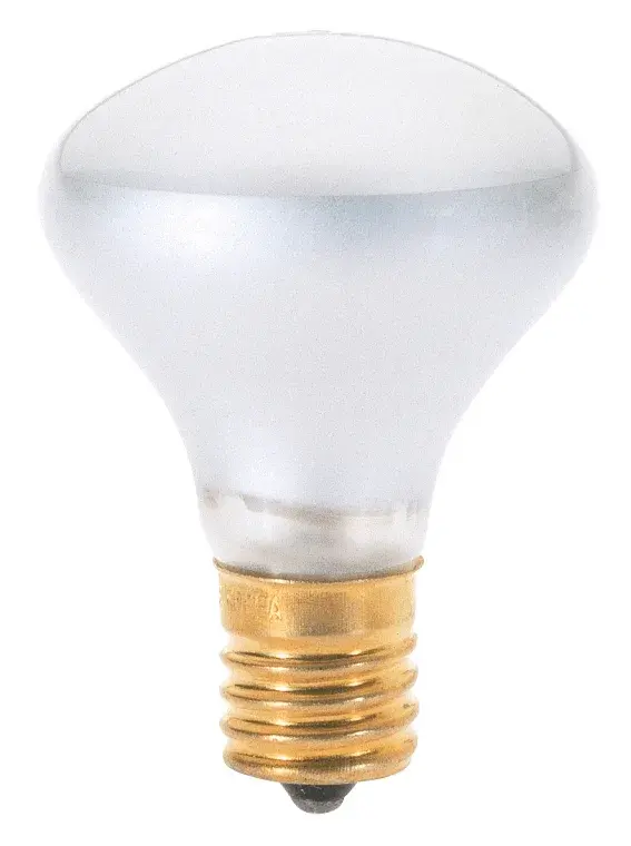 25 Watt R14 Incandescent - Frost - 1500 Average rated hours - 135 Lumens - Intermediate base - 120 Volt - Carded - Image 1