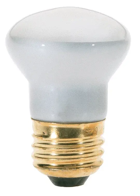 40 Watt R14 Incandescent - Frost - 1500 Average rated hours - 280 Lumens - Medium base - 120 Volt - Carded