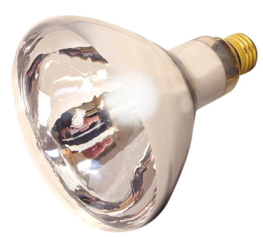 125 Watt R40 Incandescent - Clear Heat - 6000 Average rated hours - Medium base - 120 Volt - Image 1