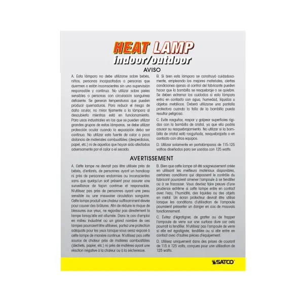 125 Watt BR38 Incandescent - Clear Heat - Medium Base - 120 Volt - Image 5