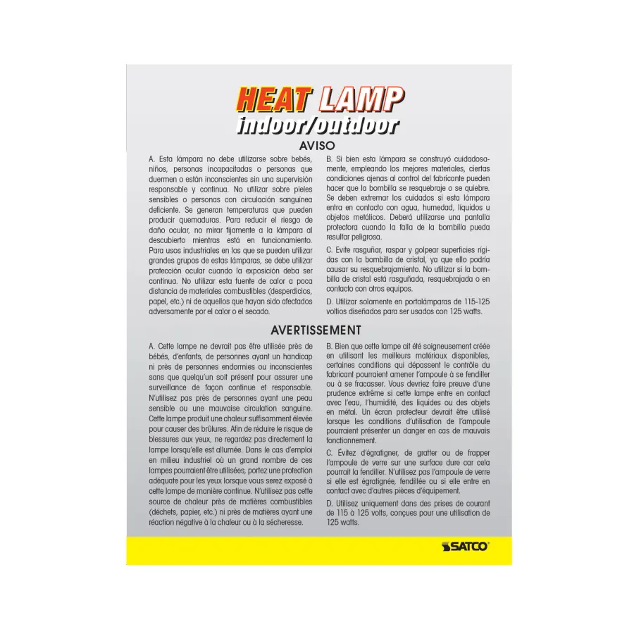 125 Watt BR38 Incandescent - Clear Heat - Medium Base - 120 Volt - Image 5