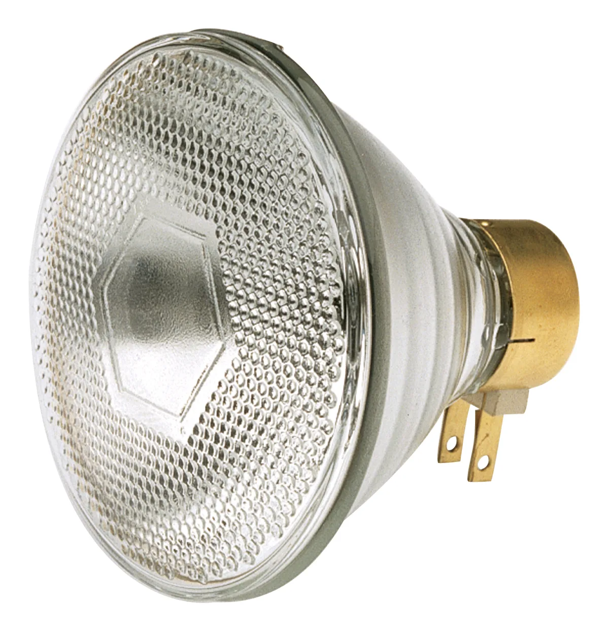 65 Watt PAR38 Incandescent - Clear - 2000 Average rated hours - 765 Lumens - Side Prong base - 120 Volt