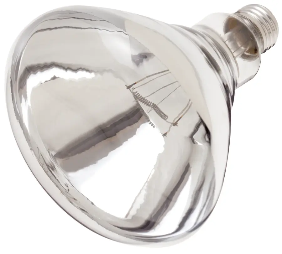 250 Watt R40 Incandescent - Clear Heat - 6000 Average rated hours - Medium base - 120 Volt - Shatter Proof - Image 1
