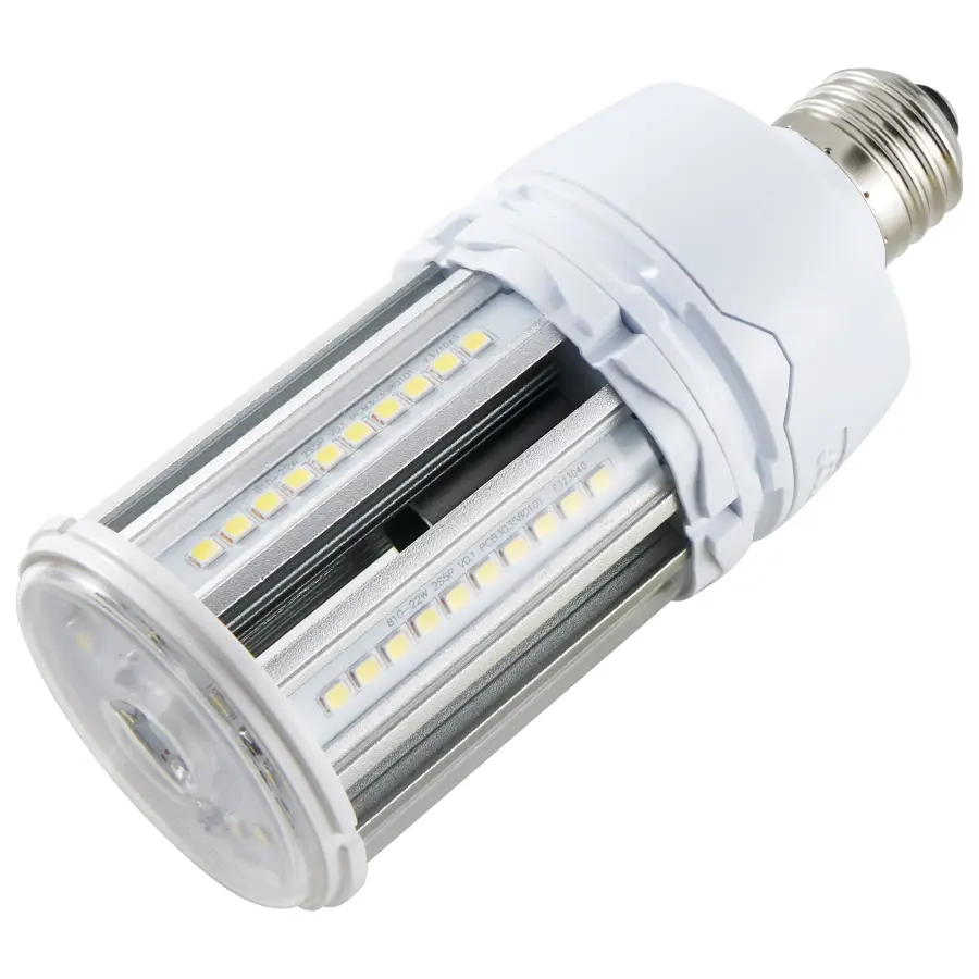 22 Watt LED HID Replacement - 80 CRI - 2700K - Type B - Ballast Bypass - Medium base - Economy Hi-Pro - Image 2