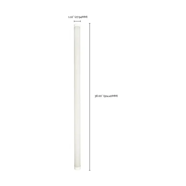 10 Watt - 3 Foot LED T8 - Medium Bi Pin base - 5000K - 50000 Average rated hours - 1450 Lumens - Type A - Ballast dependent - Image 3