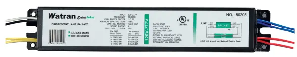 DB240MVRSN - # of lamps: 2 - T12 Rapid Start, Professional < 10% THD, Universal Voltage Ballast 120/277V
