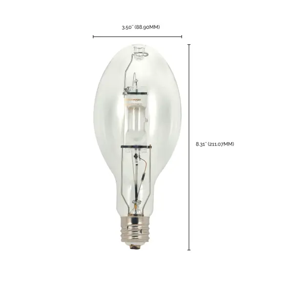 175 Watt - Metal Halide HID - Mogul base - ED28 - Clear - 65 CRI - 4200K - Image 6
