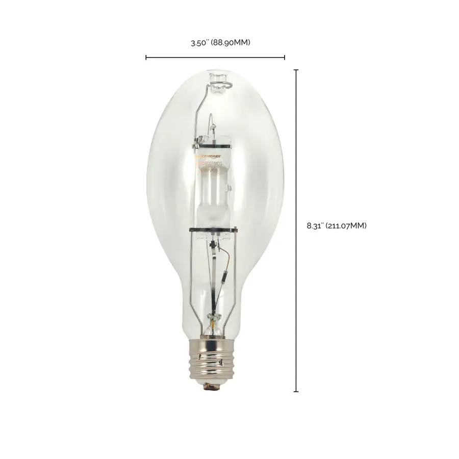 175 Watt - Metal Halide HID - Mogul base - ED28 - Clear - 65 CRI - 4200K - Image 6