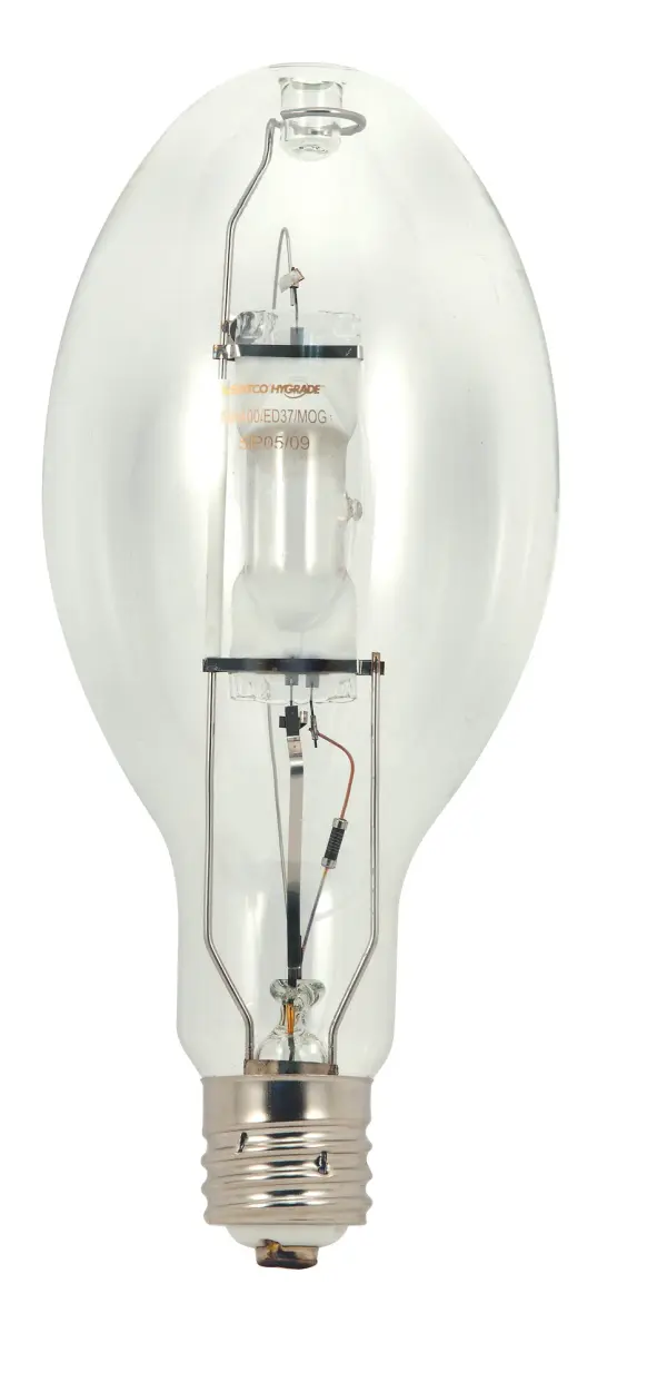 400 Watt - Metal Halide HID - Mogul base - ED28 - Clear - 65 CRI - 4200K