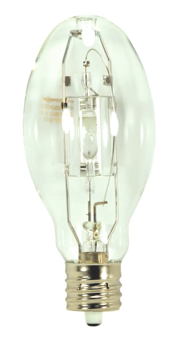 400 Watt - Metal Halide HID - Mogul extended base - ED37 - Clear - 65 CRI - 4200K