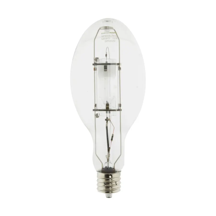 400 Watt - Metal Halide HID - MP400 - Mogul base - ED37 - Clear - 65 CRI - 4200K - Image 1