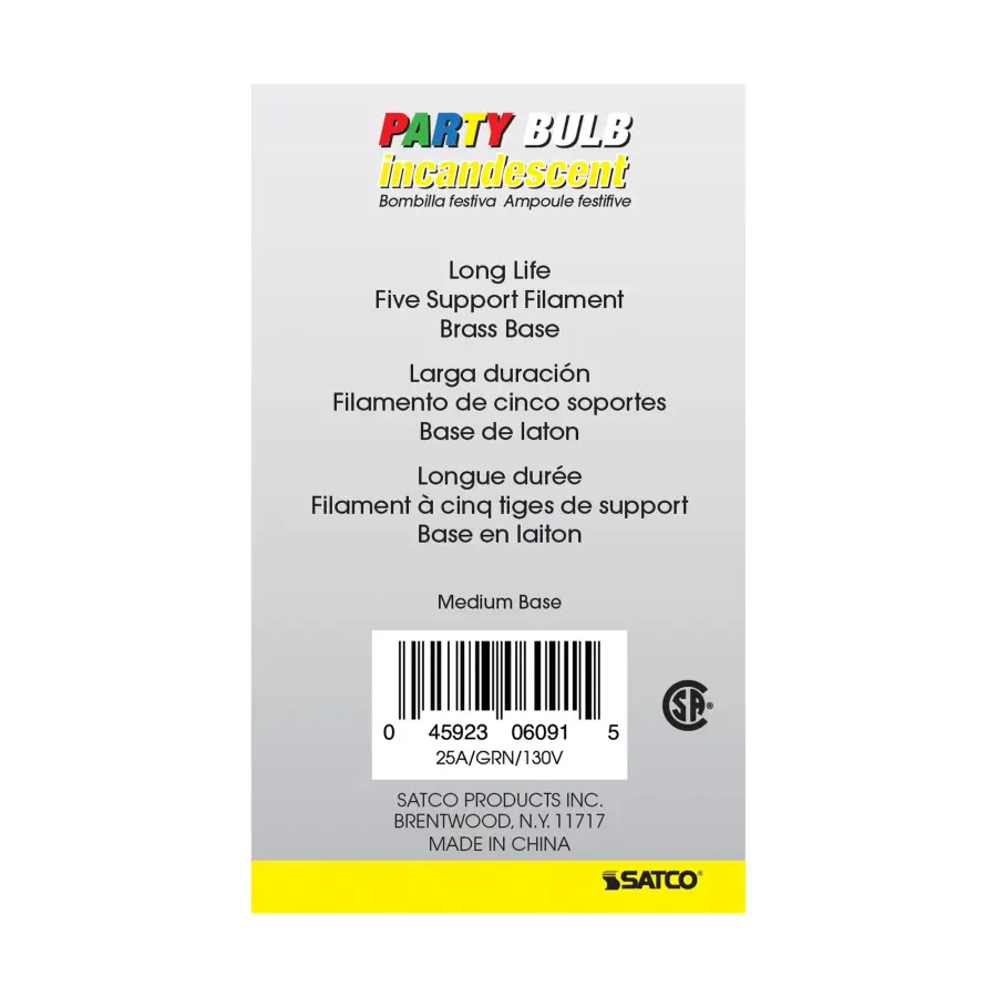 25 Watt A19 Incandescent - Ceramic Green - 1000 Average rated hours - 10 Lumens - Medium base - 130 Volt - Image 5