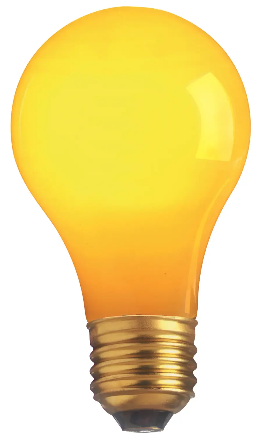 25 Watt A19 Incandescent - Ceramic Yellow - 1000 Average rated hours - 30 Lumens - Medium base - 130 Volt - Image 1