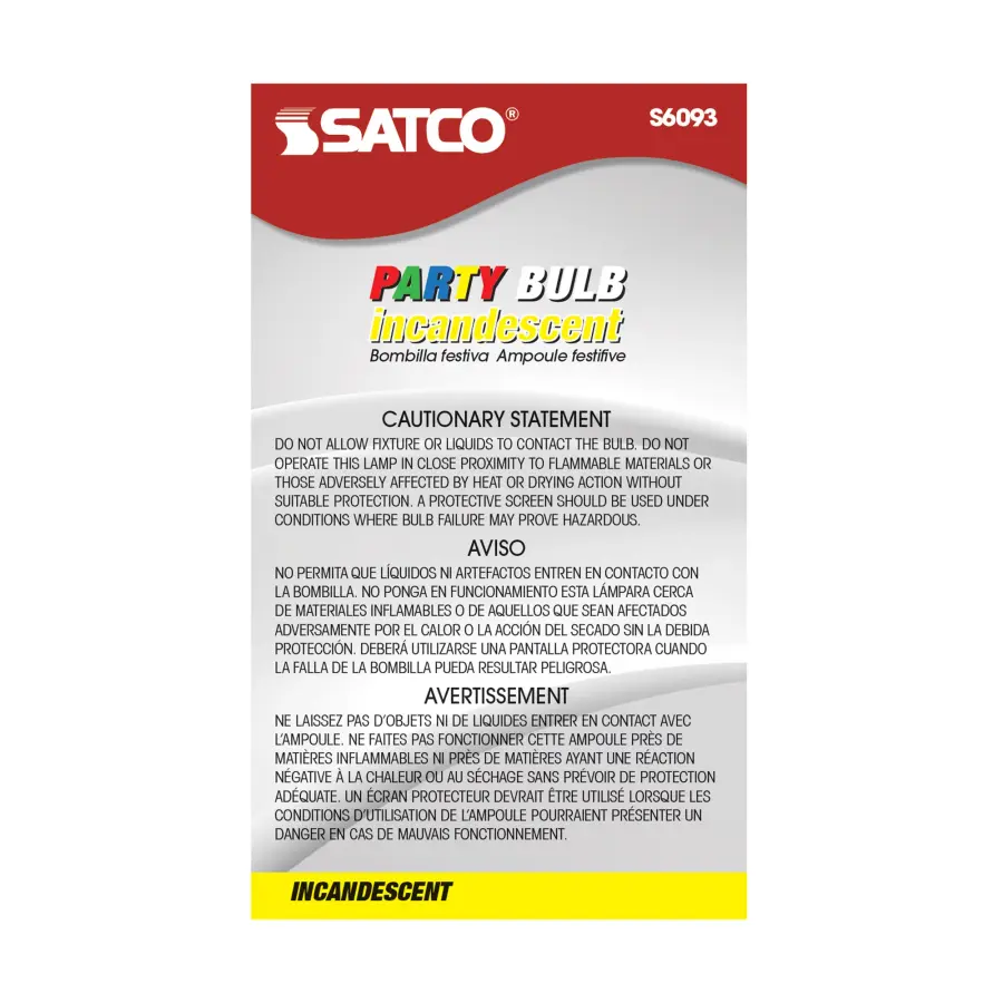 25 Watt A19 Incandescent - Ceramic Yellow - 1000 Average rated hours - 30 Lumens - Medium base - 130 Volt - Image 3