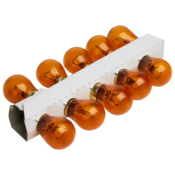 26.88 Watt miniature - S8 - 1200 Average rated hours - Bayonet Single Contact Base - Amber - 12.8 Volt - Image 3