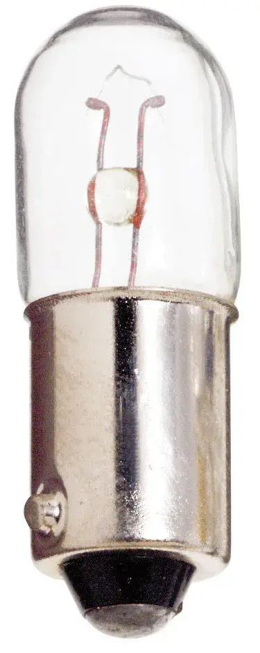 0.95 Watt miniature - T3 1/4 - 3000 Average rated hours - Miniature Bayonet base - 6.3 Volt