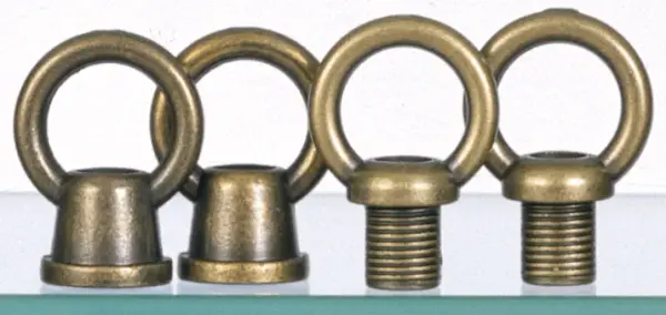 M And F Loop - Antique Brass Finish