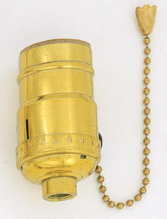 3-Way Standard Socket - Brite Gilt Finish