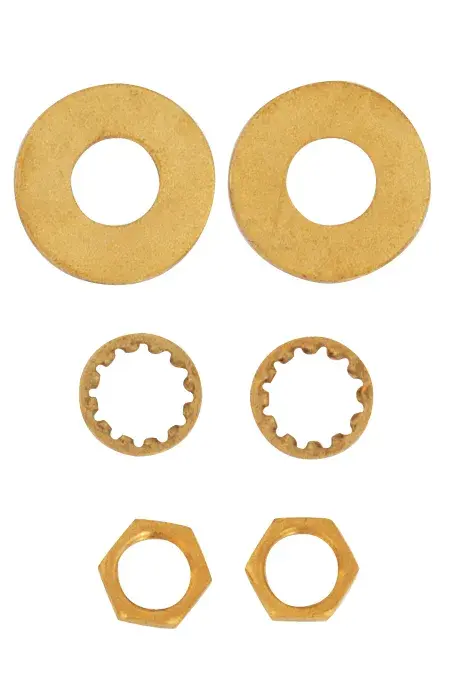 6 Assorted Steel Washers - 1/8 IPS