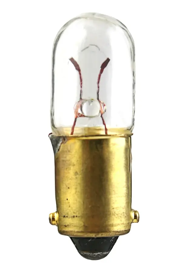 1.12 Watt miniature - T3 1/4 - 3000 Average rated hours - Miniature Bayonet base - 3.2 Volt