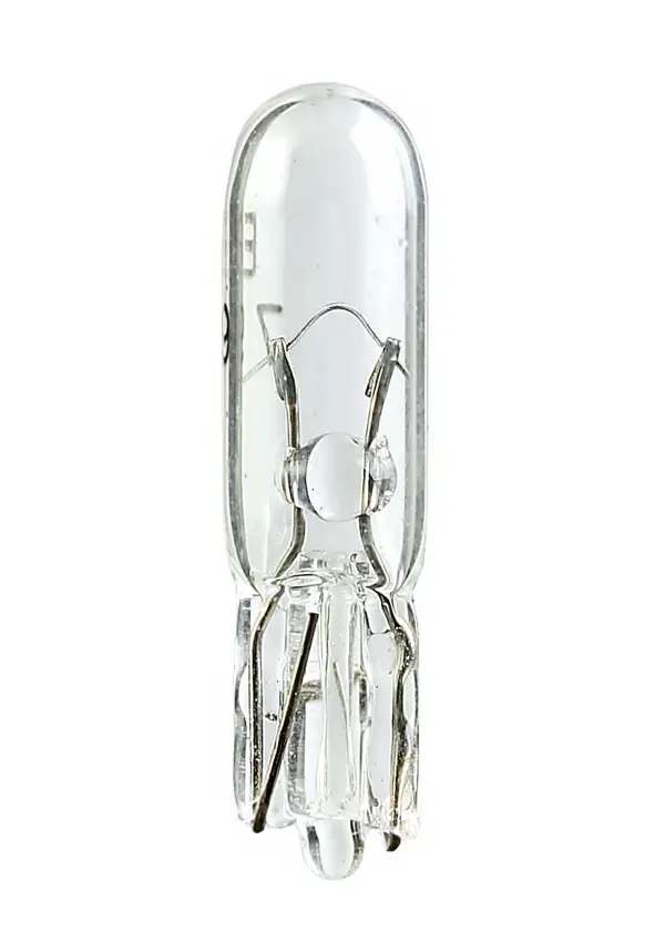 1.4 Watt miniature - T1 3/4 - 500 Average rated hours - Sub Mini Wedge base - 14 Volt
