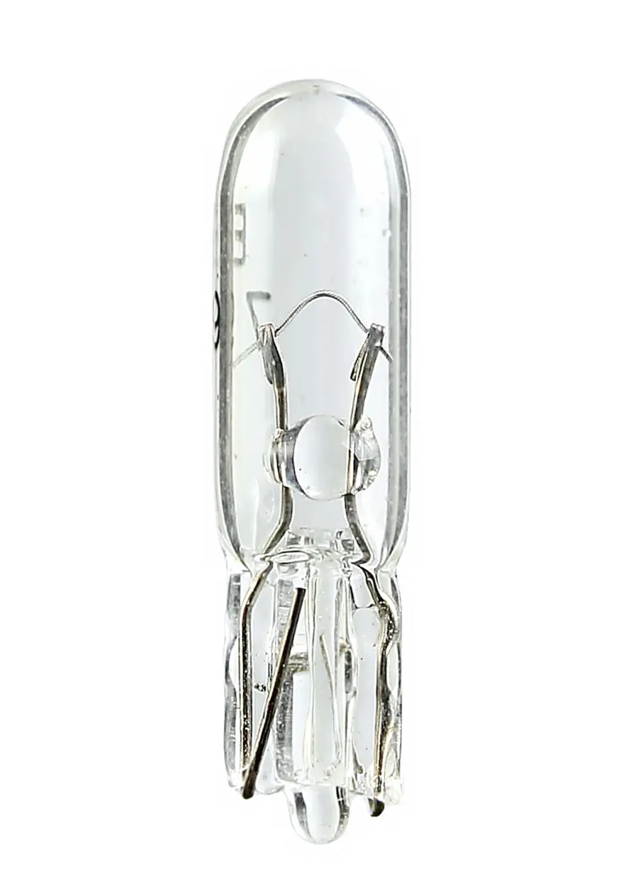 1.4 Watt miniature - T1 3/4 - 500 Average rated hours - Sub Mini Wedge base - 14 Volt