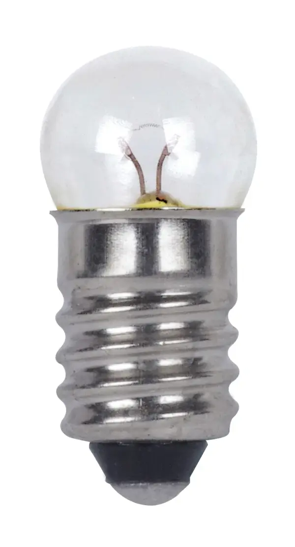 0.37 Watt miniature - G3 1/2 - 10 Average rated hours - Miniature Screw base - 1.25 Volt