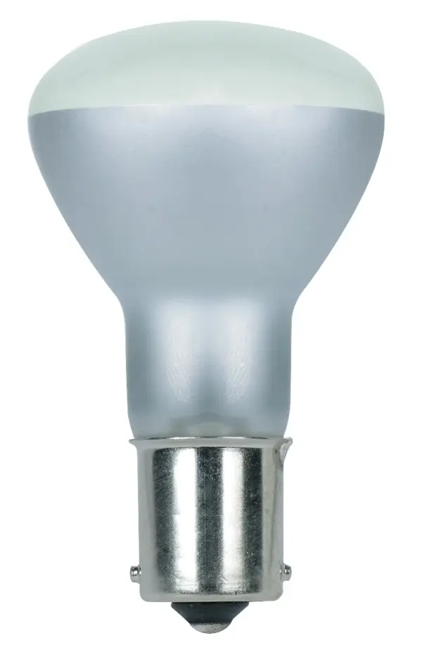 20.2 Watt miniature - R12 - 300 Average rated hours - Bayonet Single Contact Base - Frosted - 28 Volt