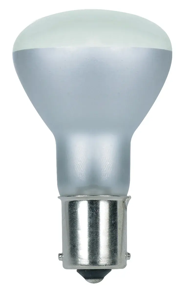 20.2 Watt miniature - R12 - 300 Average rated hours - Bayonet Single Contact Base - Frosted - 28 Volt