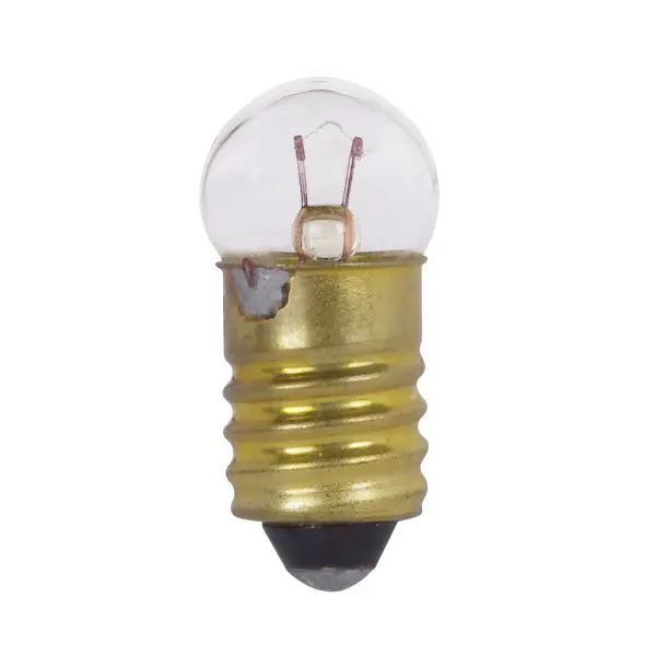 0.63 Watt miniature - G3 1/2 - 10 Average rated hours - Miniature Screw base - 2.33 Volt