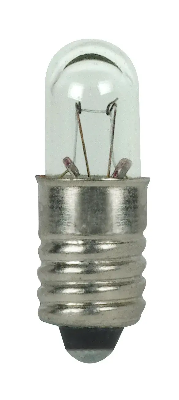 1.12 Watt miniature - T1 3/4 - 4000 Average rated hours - Midget Screw base - 28 Volt