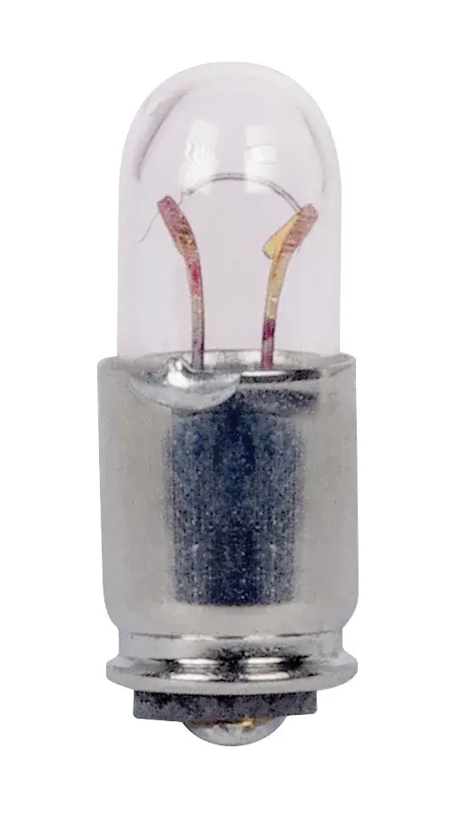 1.2 Watt miniature - T1 3/4 - 1000 Average rated hours - Midget Grooved base - 6 Volt