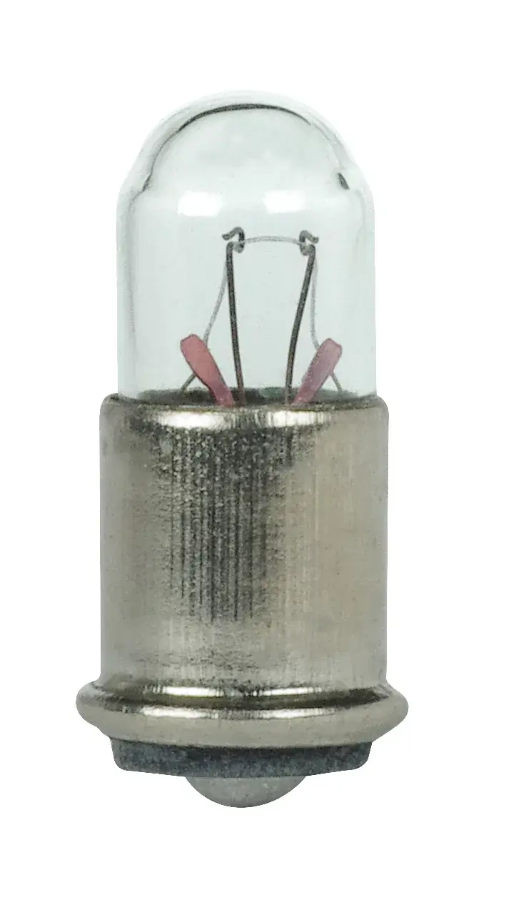 1.12 Watt miniature - T1 3/4 - 50000 Average rated hours - Midget Flange base - 28 Volt