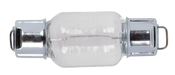 17.9 Watt miniature - T4 3/4 - 1000 Average rated hours - EC11-5 base - 12.8 Volt