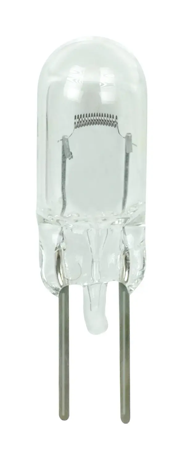 10 Watt miniature - T3 - 100 Average rated hours - G4 base - 6 Volt