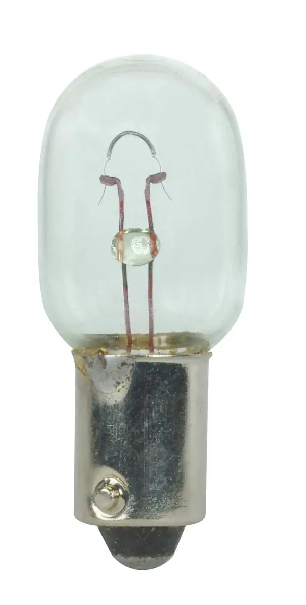 5 Watt miniature - T4 1/2 - 200 Average rated hours - Miniature Bayonet base - 9.84 Volt