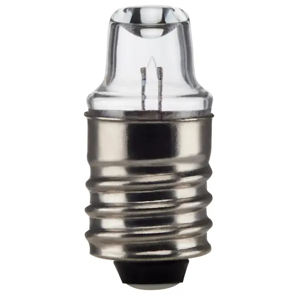 0.56 Watt miniature - TL-3 - 5 Average rated hours - Miniature Screw base - 2.25 Volt - 2-Card