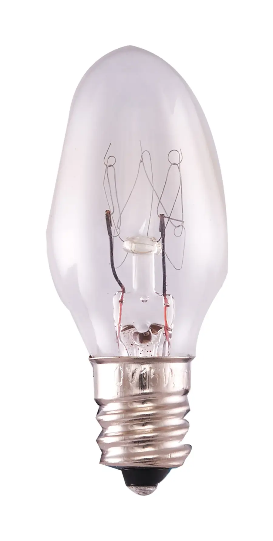 15 Watt C7 Night Light & Holiday Lamp - Candelabra Base - 120 Volt - Image 1