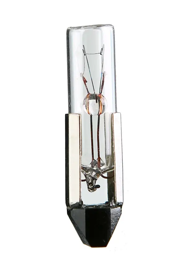 2.04 Watt - Miniature - T2 - Clear - 12000 Average rated hours - Telephone slide base - 12 Volt